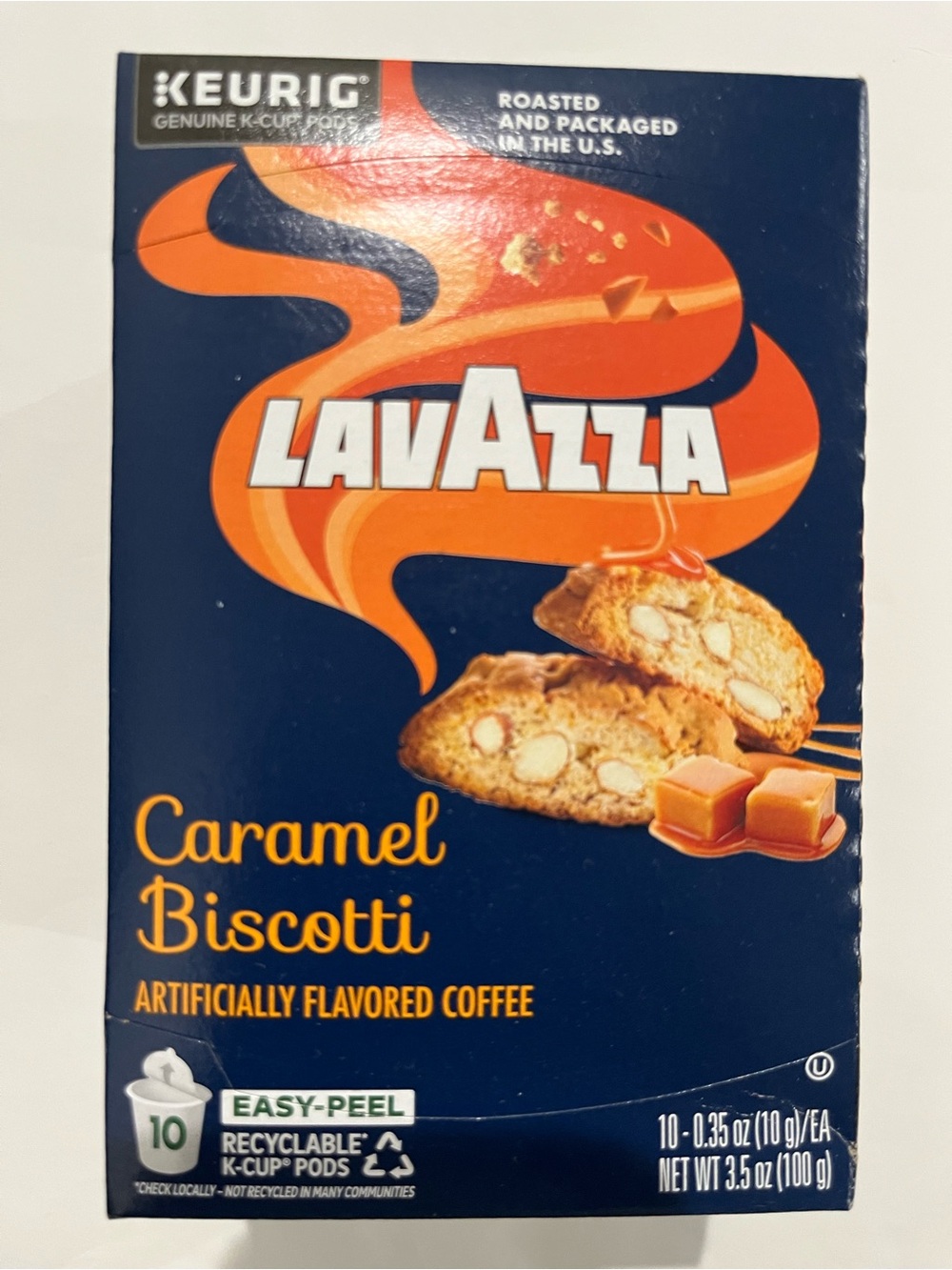 New Lavazza Caramel Biscotti